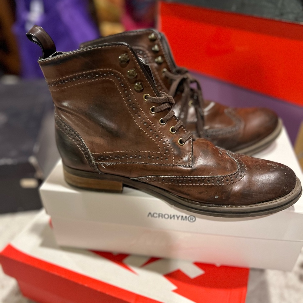 Mens Oxford Shoes Brown